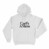 Carls A Mess Bold Unisex Hoodie White