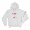 Carls A Mess Handwritten Unisex Hoodie White