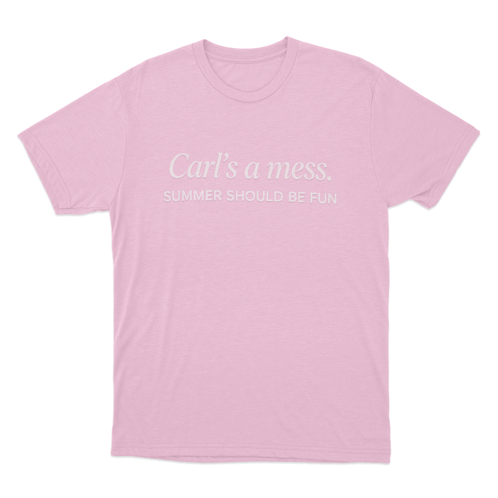 Carl's A Mess Summer Should Be Fun Unisex T Shirt Pink Carls A Mess Summer Should Be Fun Unisex T Shirt Pink 1